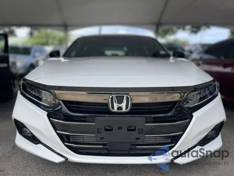 2021 Honda Accord Sport из США, поврежденный, VIN 1HGCV1F32MA046985